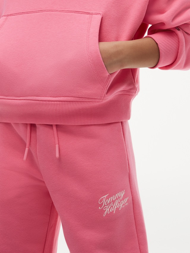 Tommy Hilfiger Sweathose »TOMMY SCRIPT SWEATPANTS« Regular Fit, Elastische Bündchen, Kinder bis 16 Jahre