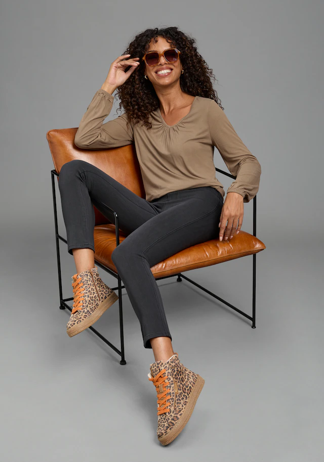 Arizona Jeansjeggings »im 4 Way Stretch, Quer- und Längselastisch, 7/8« extra-enger Skinny-Fit, normale Leibhöhe, 7/8-Länge