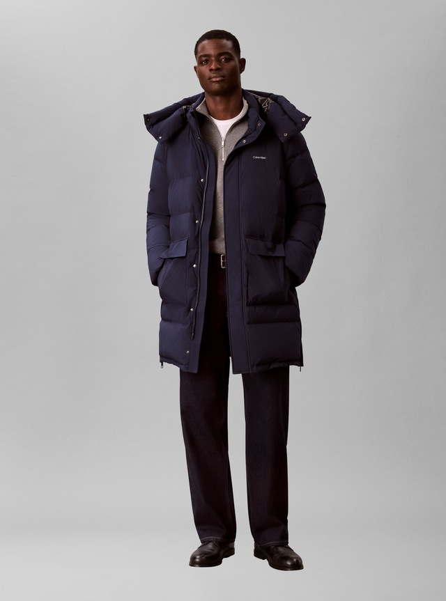 Calvin Klein Steppmantel »LS CLASSIC BONDED DOWN LONG« Regular fit mit Kapuze