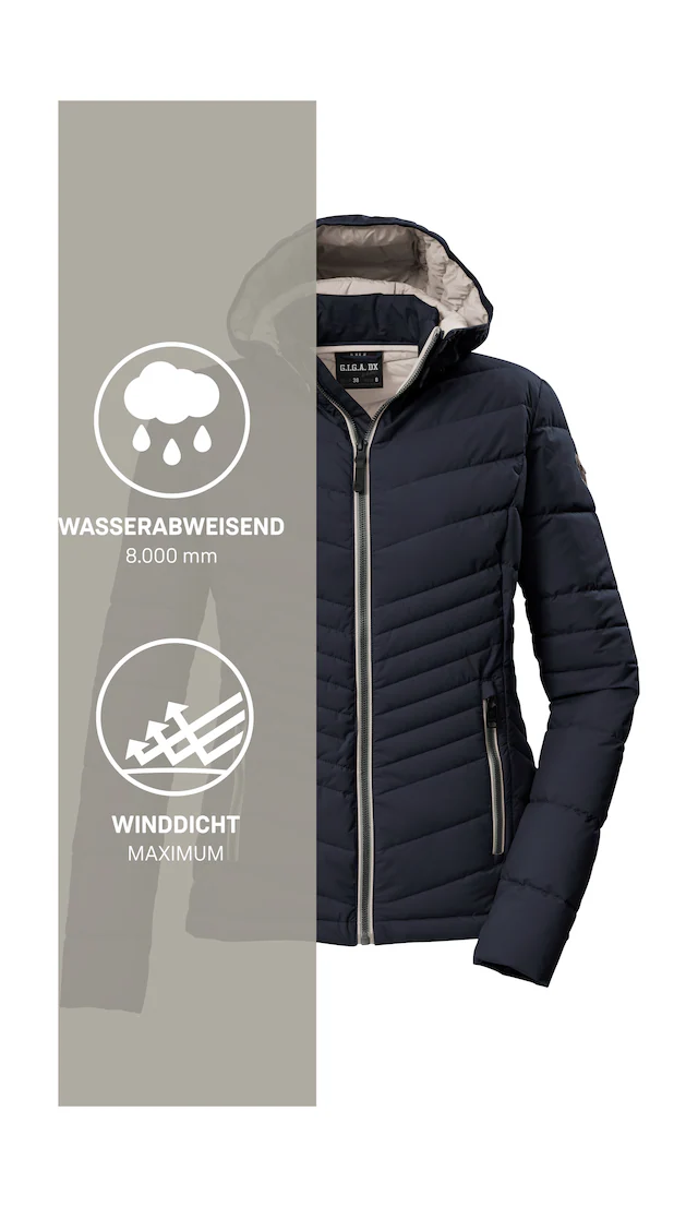 G.I.G.A. DX by killtec Steppjacke »GS 91 WMN QLTD JCKT« Damen Steppjacke: wasserabweisend, winddicht, atmungsaktiv