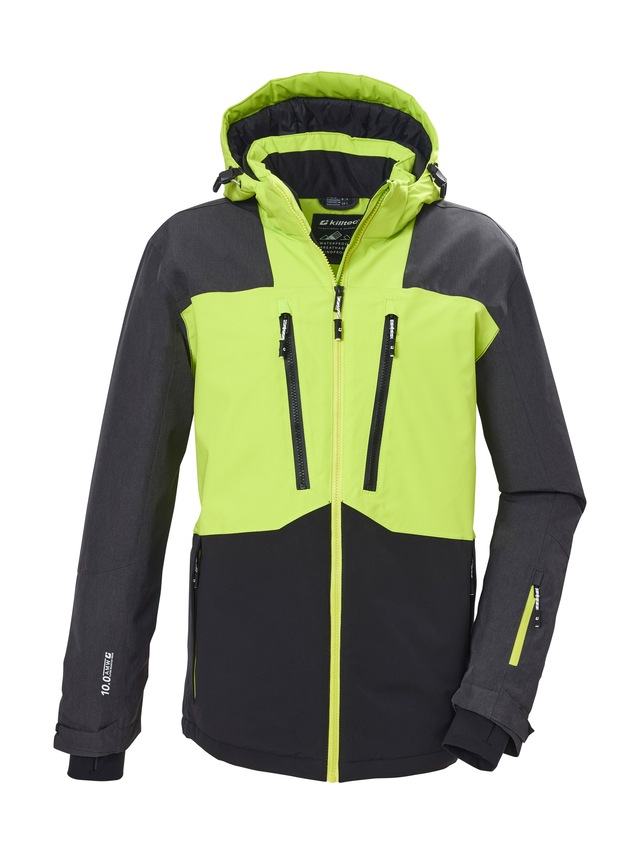 Killtec Skijacke »KSW 288 MN SKI JCKT« Wind- und wasserdichte Funktionsjacke mit abnehmbarer Kapuze