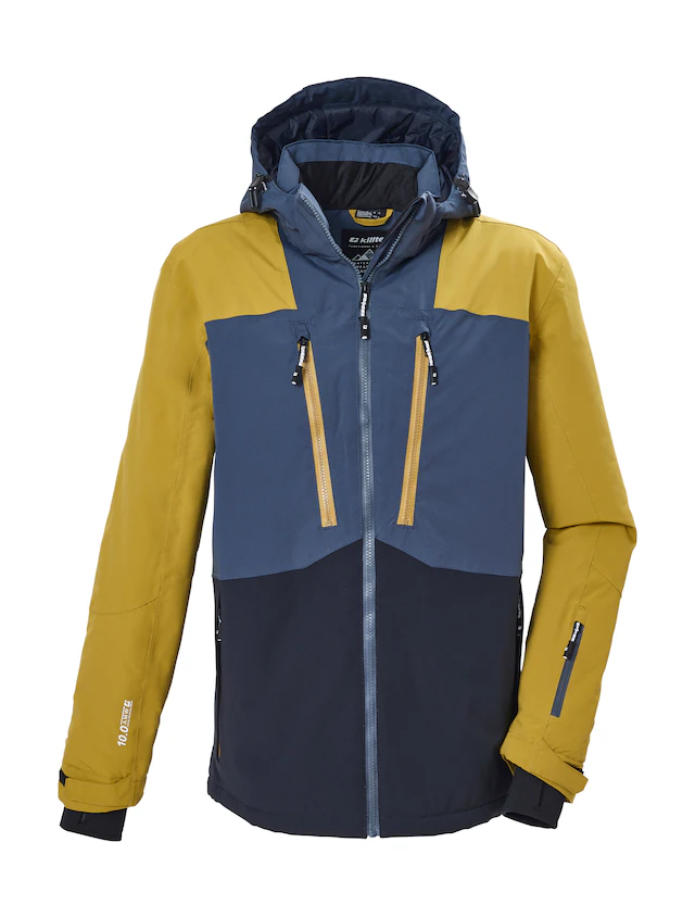 Killtec Skijacke »KSW 288 MN SKI JCKT« Wind- und wasserdichte Funktionsjacke mit abnehmbarer Kapuze