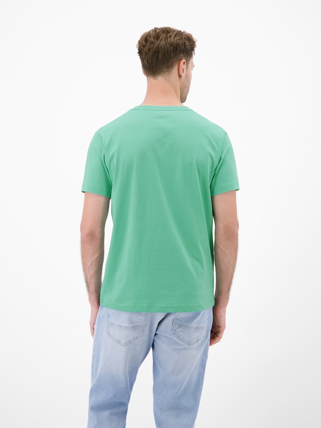 LERROS T-Shirt »T-Shirt aus Baumwolle mit Brustprint«