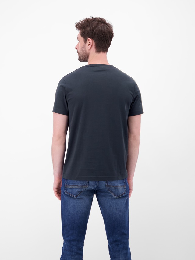 LERROS T-Shirt »T-Shirt aus Baumwolle mit Brustprint«