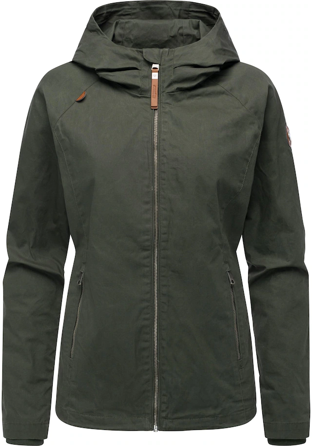 Ragwear Outdoorjacke »Dizzea Vintage YOUMODO« mit Kapuze Beschichtete Baumwoll-Jacke für den Übergang