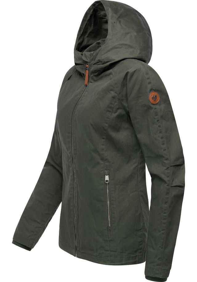 Ragwear Outdoorjacke »Dizzea Vintage YOUMODO« mit Kapuze Beschichtete Baumwoll-Jacke für den Übergang