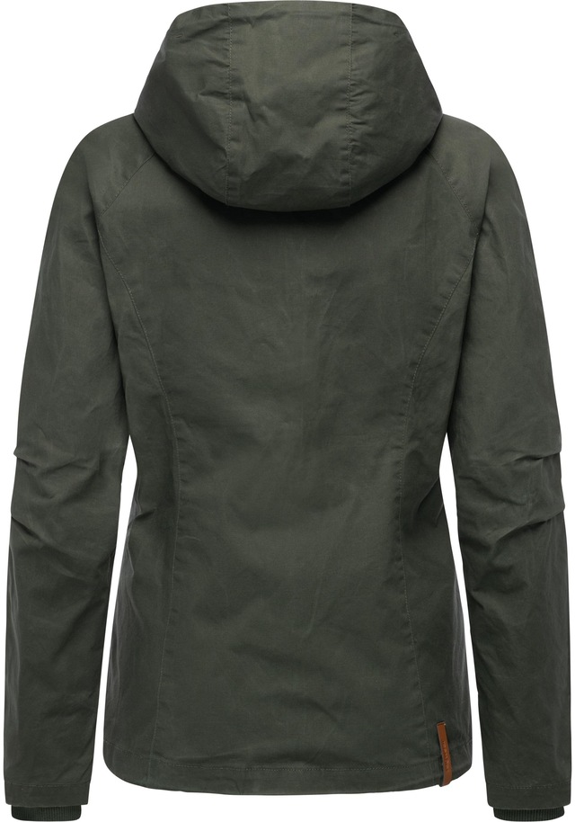 Ragwear Outdoorjacke »Dizzea Vintage YOUMODO« mit Kapuze Beschichtete Baumwoll-Jacke für den Übergang