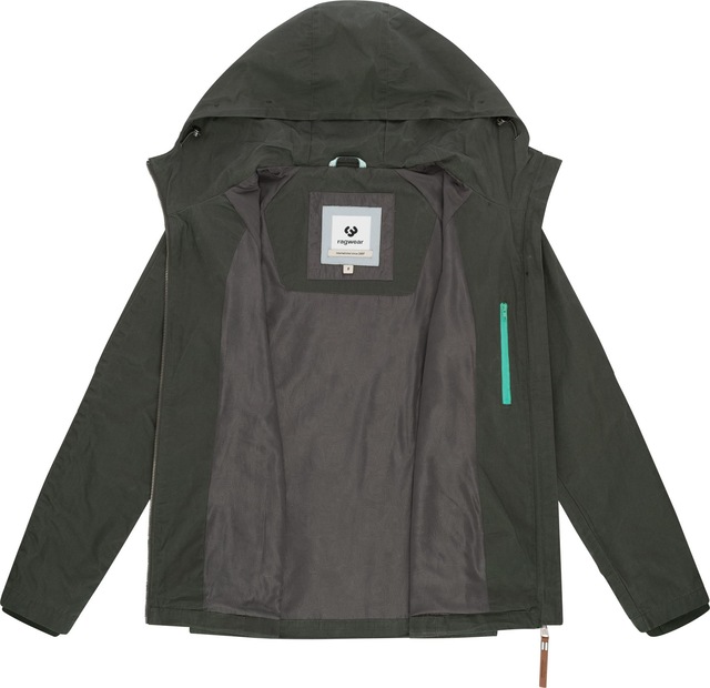 Ragwear Outdoorjacke »Dizzea Vintage YOUMODO« mit Kapuze Beschichtete Baumwoll-Jacke für den Übergang