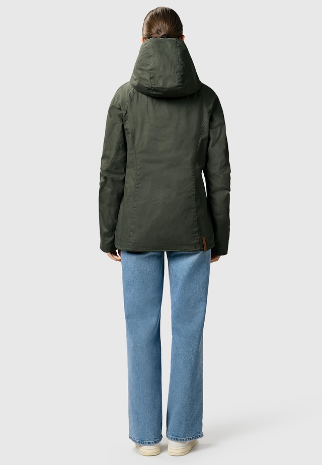 Ragwear Outdoorjacke »Dizzea Vintage YOUMODO« mit Kapuze Beschichtete Baumwoll-Jacke für den Übergang