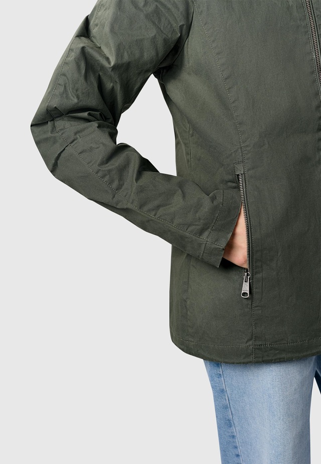 Ragwear Outdoorjacke »Dizzea Vintage YOUMODO« mit Kapuze Beschichtete Baumwoll-Jacke für den Übergang