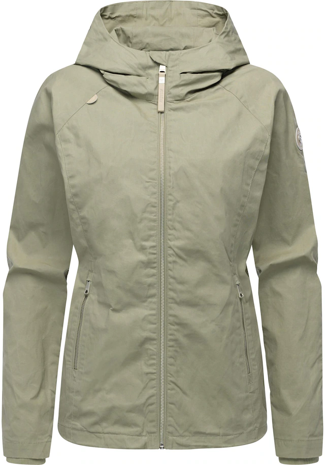 Ragwear Outdoorjacke »Dizzea Vintage YOUMODO« mit Kapuze Beschichtete Baumwoll-Jacke für den Übergang