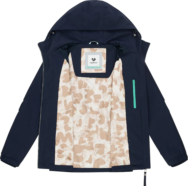 Ragwear Funktionsjacke »Dizzea« mit Kapuze Wasserdichte und atmungsaktive Übergangsjacke