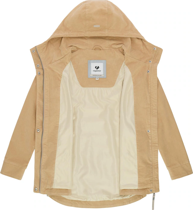 Ragwear Cordjacke »Alvena Cordy YOUMODO« mit Kapuze Sportliche leichte Kordjacke mit Kapuze