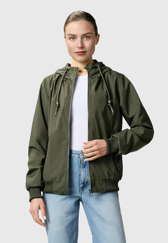 Ragwear Outdoorjacke »Nuggeta Summer YOUMODO« mit Kapuze Lässige Übergangsjacke mit Kapuze