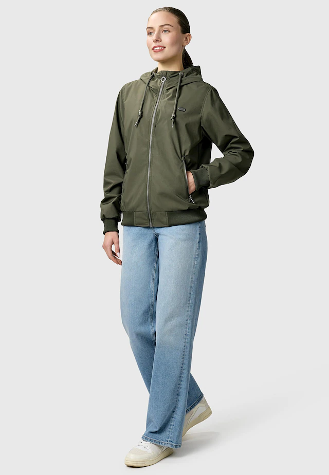 Ragwear Outdoorjacke »Nuggeta Summer YOUMODO« mit Kapuze Lässige Übergangsjacke mit Kapuze