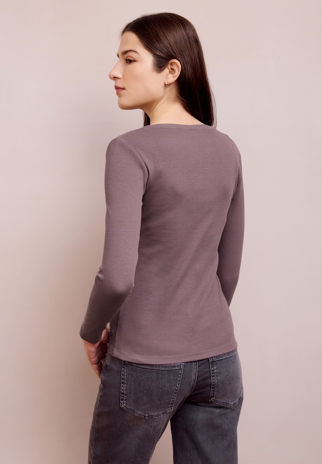 STREET ONE STUDIO Rundhalsshirt im soften Baumwoll-Mix