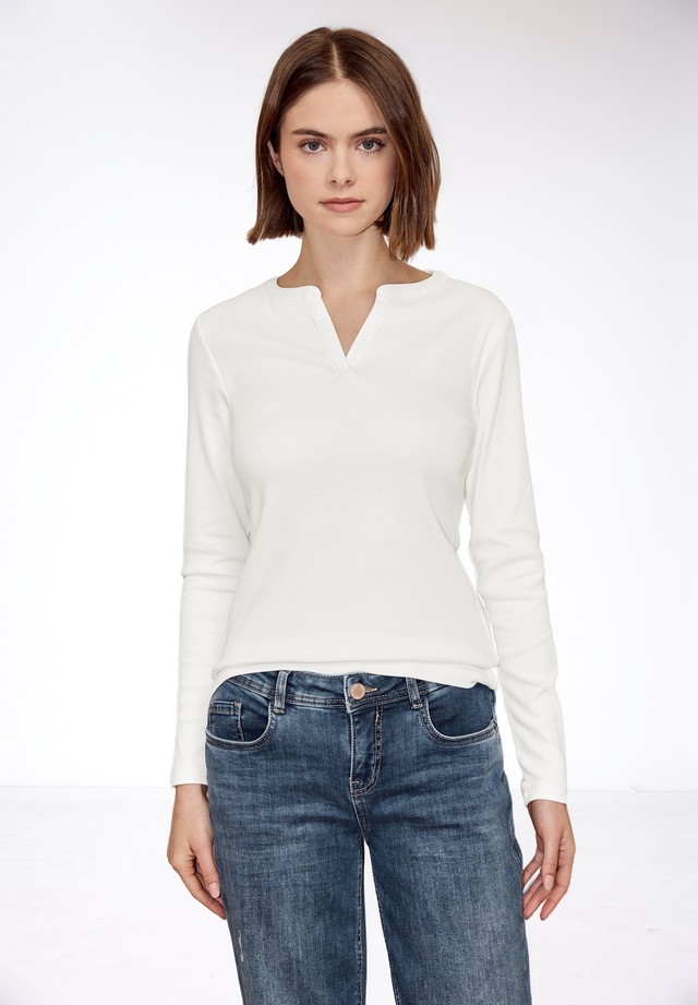 STREET ONE STUDIO Rundhalsshirt im soften Baumwoll-Mix