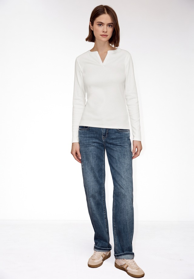 STREET ONE STUDIO Rundhalsshirt im soften Baumwoll-Mix