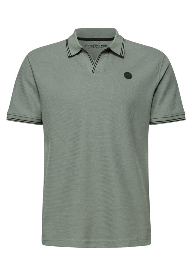 STREET ONE MEN Poloshirt im soften Baumwoll-Mix