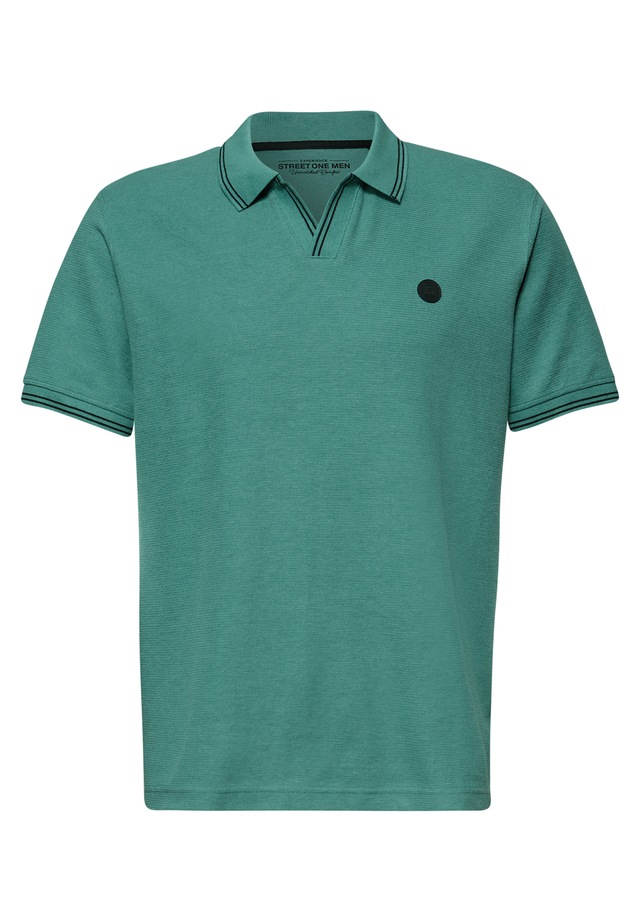 STREET ONE MEN Poloshirt im soften Baumwoll-Mix