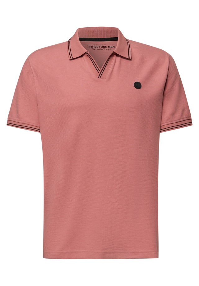 STREET ONE MEN Poloshirt im soften Baumwoll-Mix
