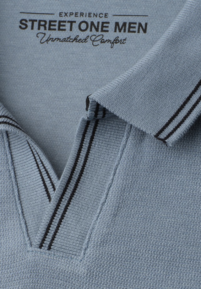 STREET ONE MEN Poloshirt im soften Baumwoll-Mix