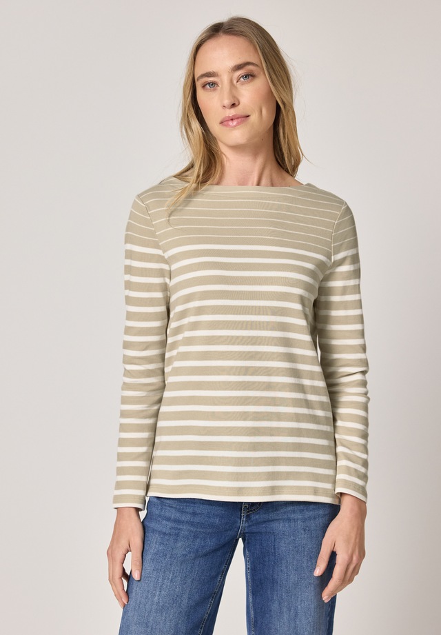 STREET ONE 3/4-Arm-Shirt aus reiner Baumwolle