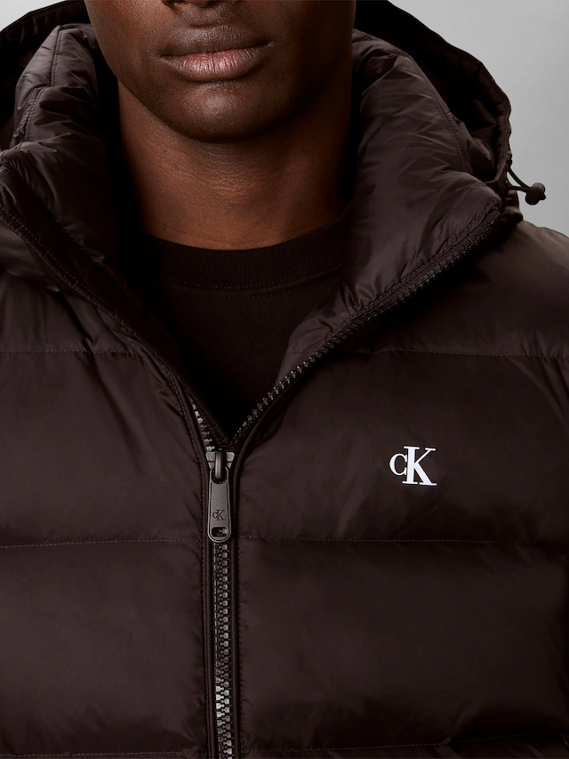 Calvin Klein Jeans Steppweste »NYLON ZIP OFF HOOD« Regular fit mit abnehmbarer Kapuze