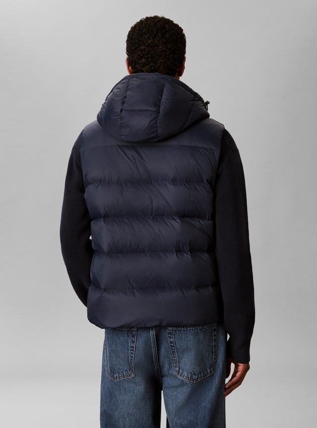 Calvin Klein Jeans Steppweste »NYLON ZIP OFF HOOD« Regular fit mit abnehmbarer Kapuze