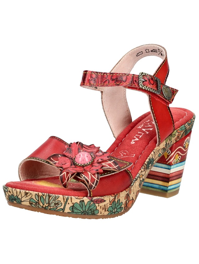 LAURA VITA High-Heel-Sandalette »LAURA VITA Sandalen Leder«