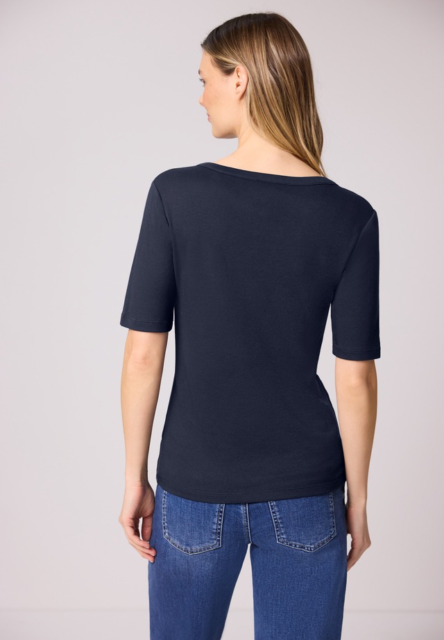 STREET ONE Rundhalsshirt Jersey