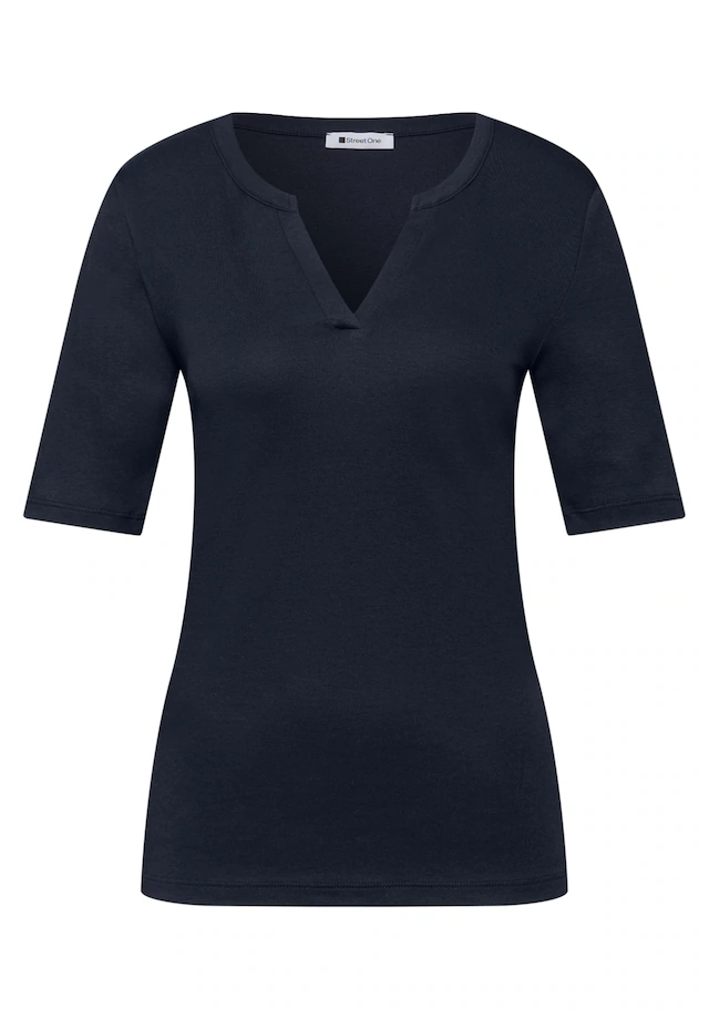 STREET ONE Rundhalsshirt Jersey