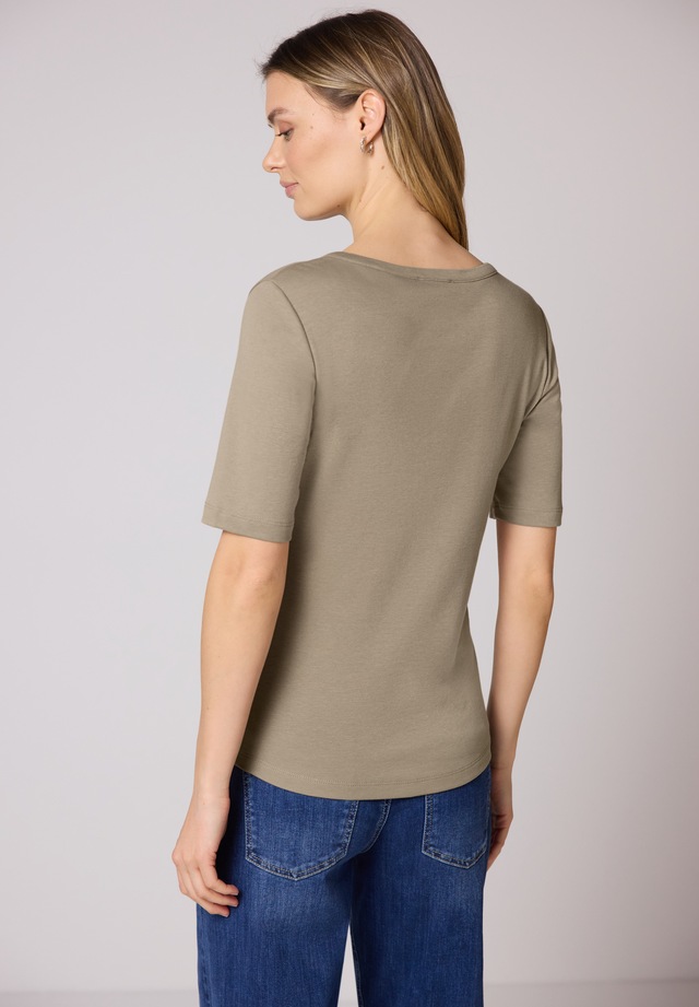 STREET ONE Rundhalsshirt Jersey