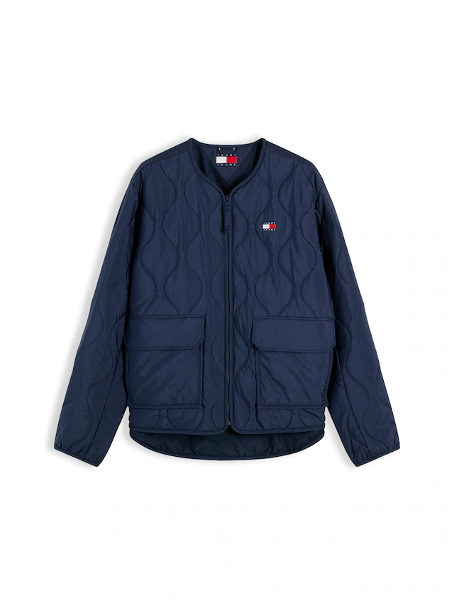 Tommy Jeans Steppjacke »QUILTING CITY JACKET« ohne Kapuze Regular fit mit Klappentaschen