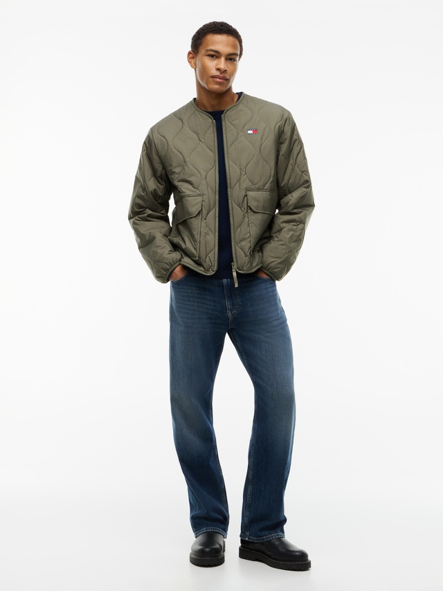 Tommy Jeans Steppjacke »QUILTING CITY JACKET« ohne Kapuze Regular fit mit Klappentaschen