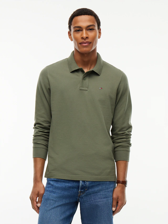 Tommy Jeans Langarm-Poloshirt »REGULAR POLO« Regular fit mit Polokragen