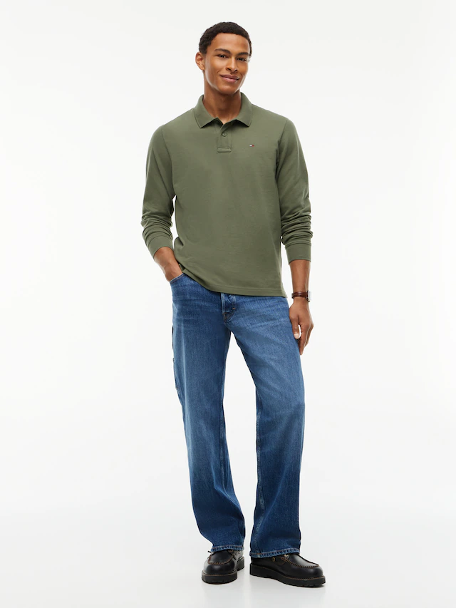 Tommy Jeans Langarm-Poloshirt »REGULAR POLO« Regular fit mit Polokragen