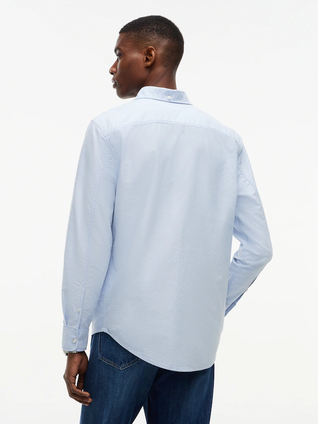 Tommy Jeans Langarmhemd »SLIM OXFORD SHIRT« Slim fit mit Hemdkragen