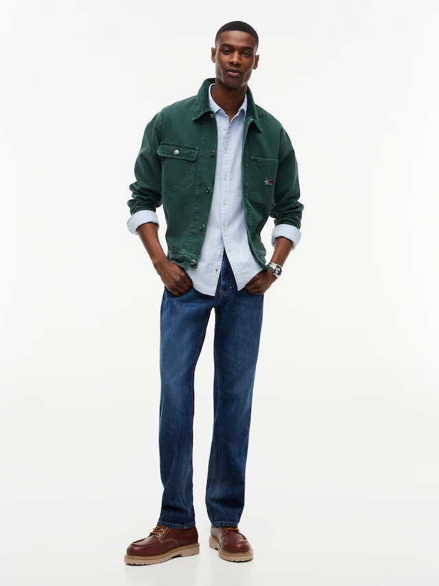 Tommy Jeans Langarmhemd »SLIM OXFORD SHIRT« Slim fit mit Hemdkragen