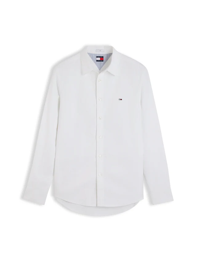 Tommy Jeans Langarmhemd »SLIM OXFORD SHIRT« Slim fit mit Hemdkragen