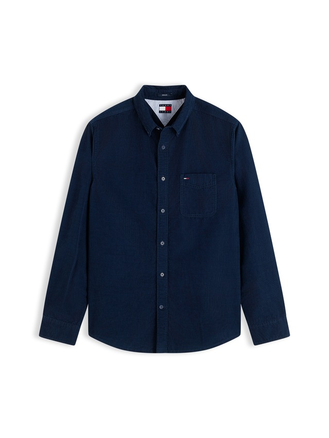 Tommy Jeans Langarmhemd »REGULAR BABY CORDUROY SHIRT« Regular fit mit Brusttasche
