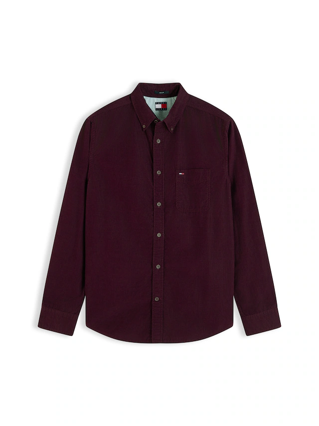 Tommy Jeans Langarmhemd »REGULAR BABY CORDUROY SHIRT« Regular fit mit Brusttasche