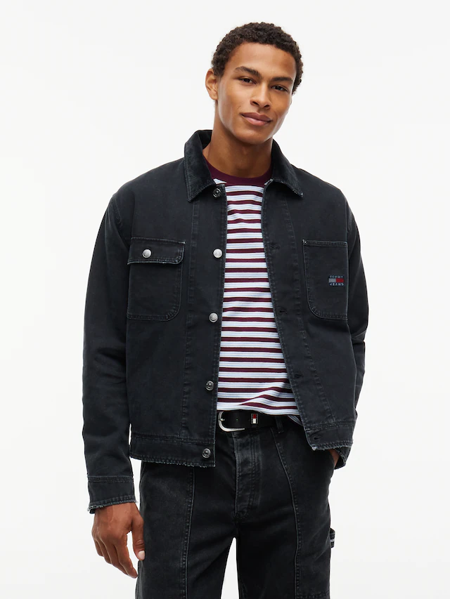 Tommy Jeans Cordjacke »CORD COLLAR CANVAS« ohne Kapuze Regular fit mit Eingrifftaschen