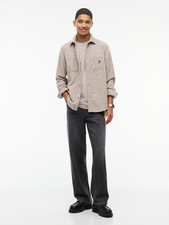 Tommy Jeans Langarmhemd »RELAXED CORDUROY SHIRT« Relaxed fit mit Brusttaschen