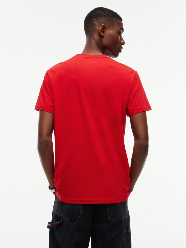 Tommy Jeans T-Shirt »SLIM SIGNATURE CHEST TEE« Slim fit mit Rundhalsausschnitt