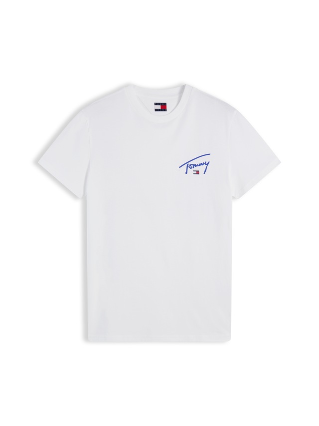 Tommy Jeans T-Shirt »SLIM SIGNATURE CHEST TEE« Slim fit mit Rundhalsausschnitt