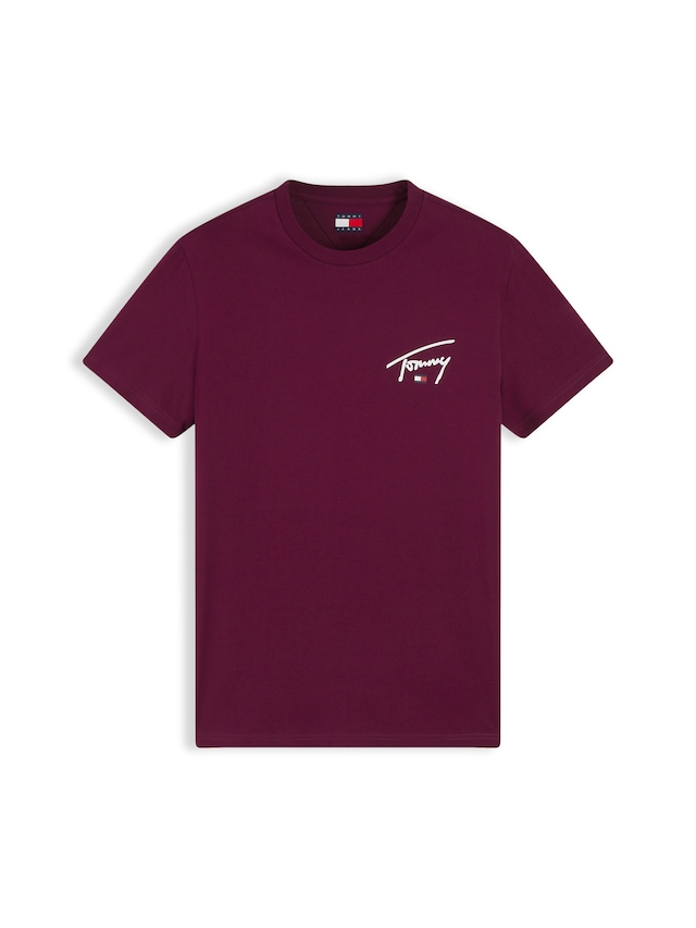 Tommy Jeans T-Shirt »SLIM SIGNATURE CHEST TEE« Slim fit mit Rundhalsausschnitt
