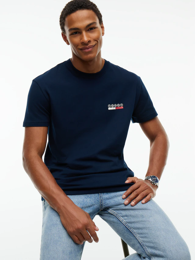 Tommy Jeans T-Shirt »REGULAR PLAY TEE« Regular fit mit Rundhalsausschnitt