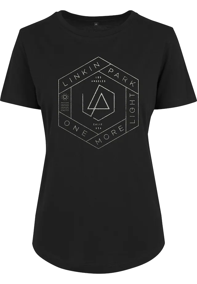 Merchcode Kurzarmshirt »Merchcode Damen Ladies Linkin Park OML Fit Tee« 1 tlg.