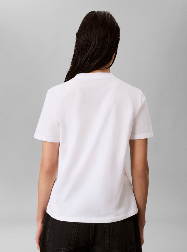 Calvin Klein Jeans T-Shirt Rundhalsausschnitt, Regular Fit, Logoschriftzug